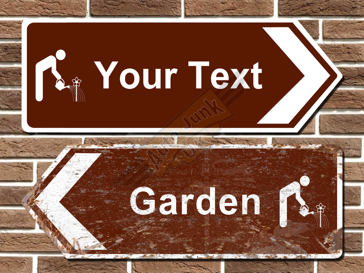 Personalised Gardening Road Sign