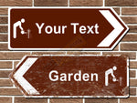 Personalised Gardening Road Sign