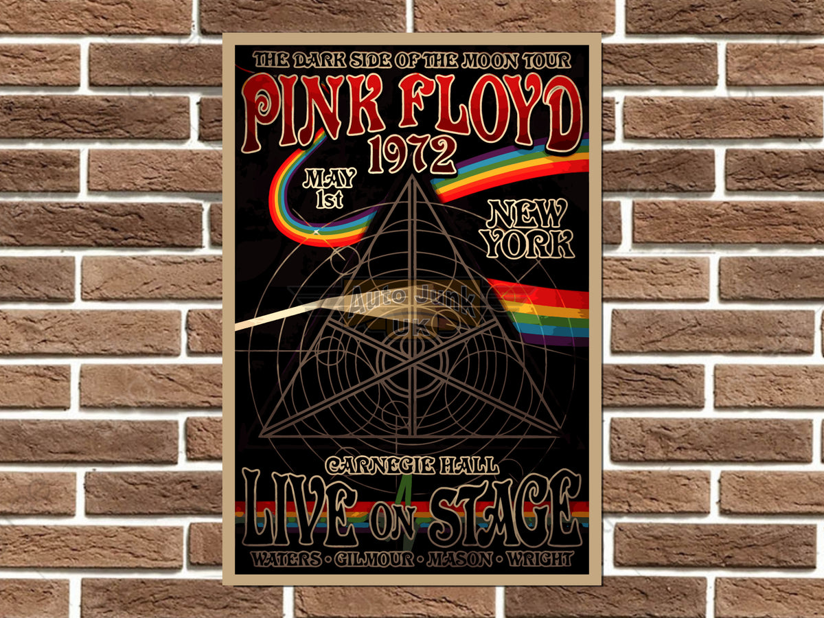 Pink Floyd The Dark Side of the Moon Metal Poster Sign