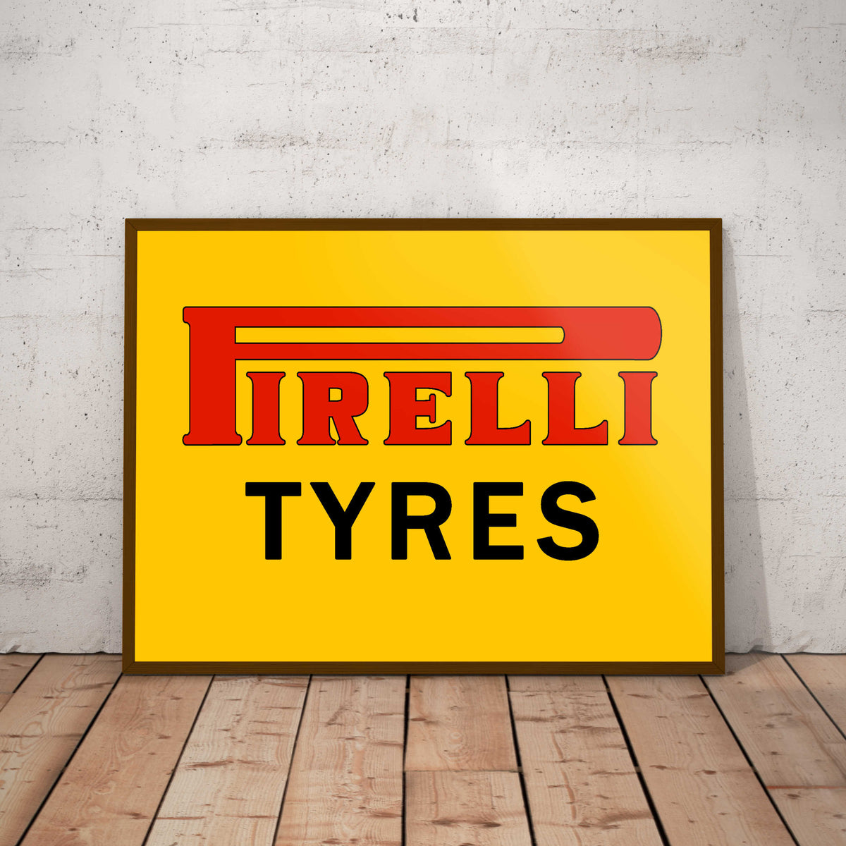 Pirelli Tyres Paper Poster