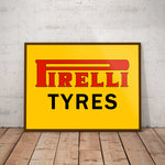 Pirelli Tyres Paper Poster