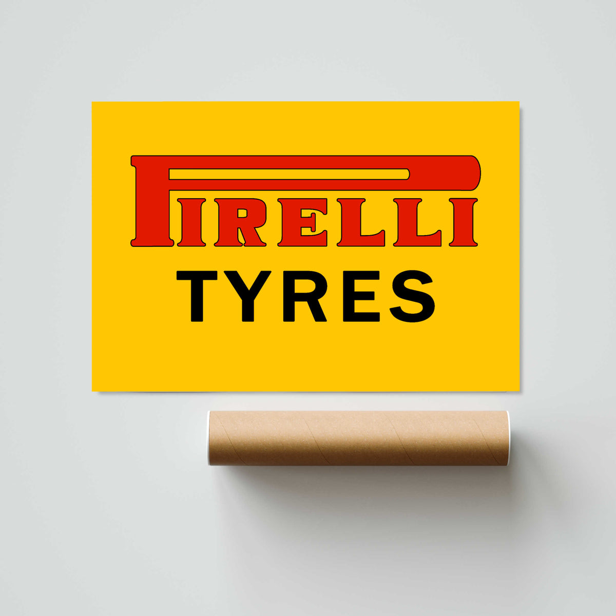 Pirelli Tyres Paper Poster