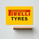 Pirelli Tyres Paper Poster