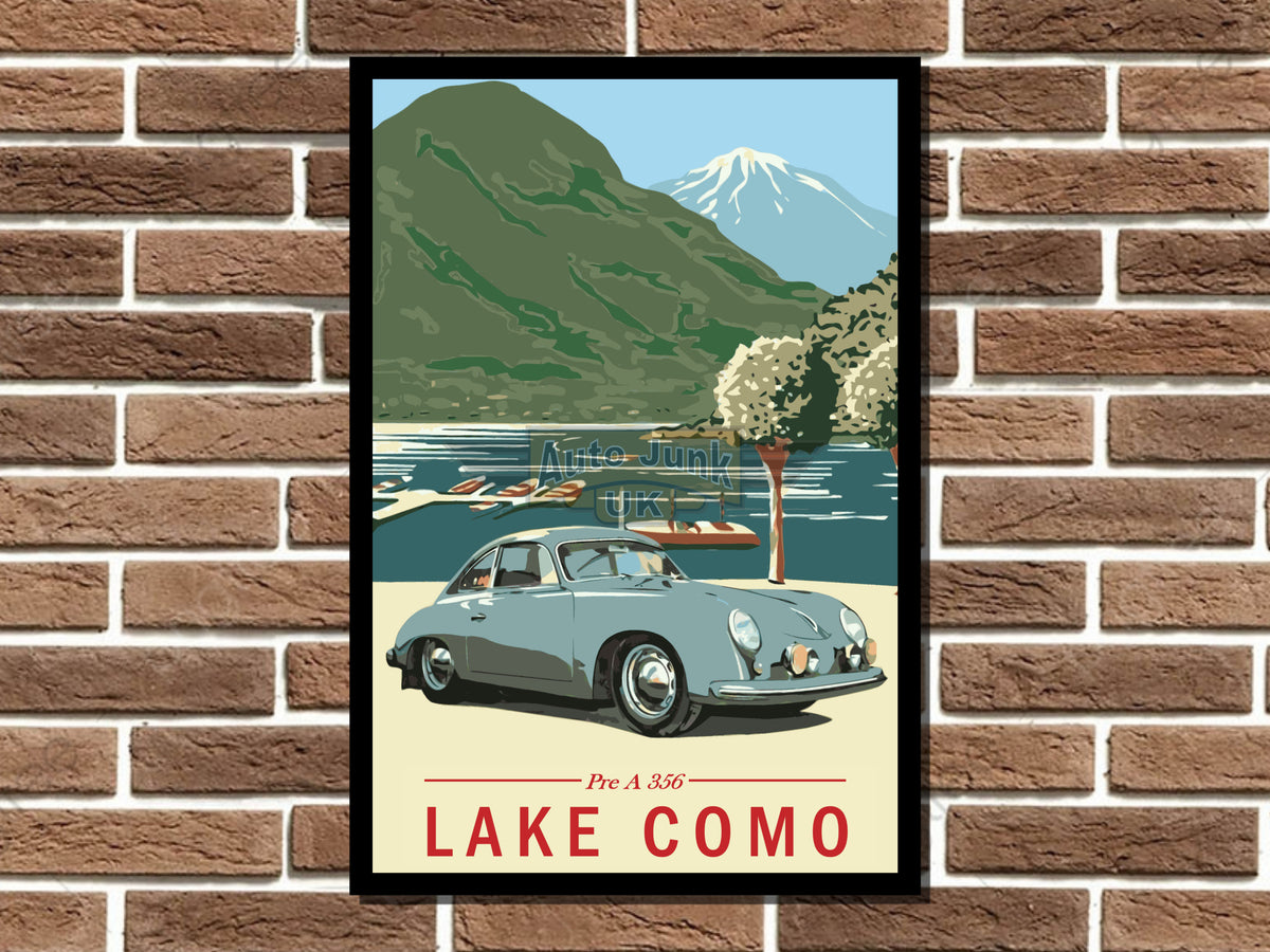 Lake Como Metal Sign
