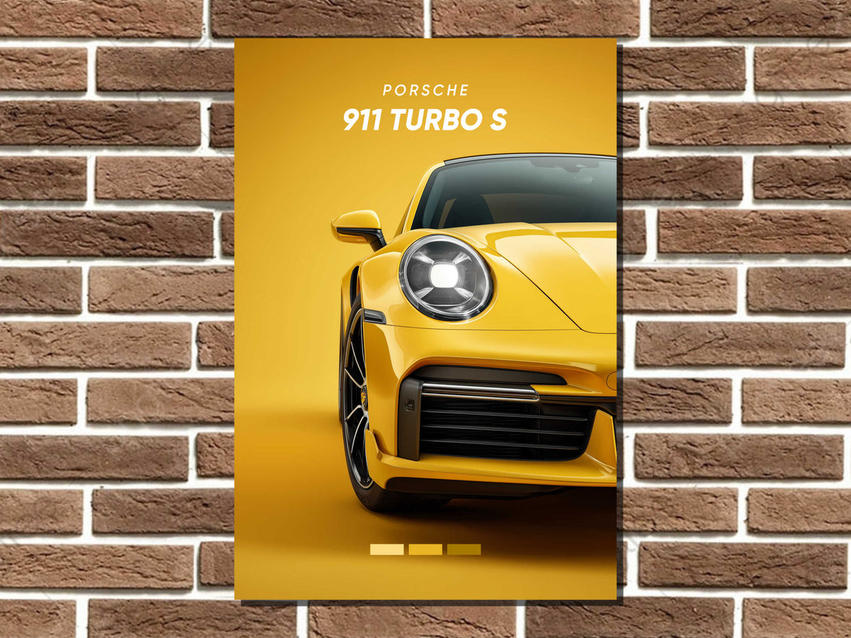 911 Turbo S Metal Poster Print