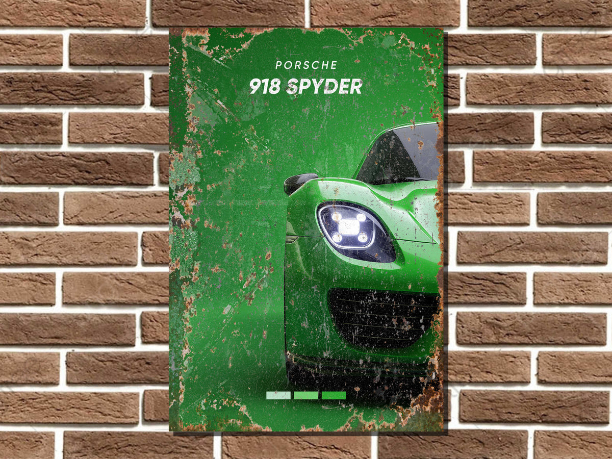 918 Spyder Metal Poster Print