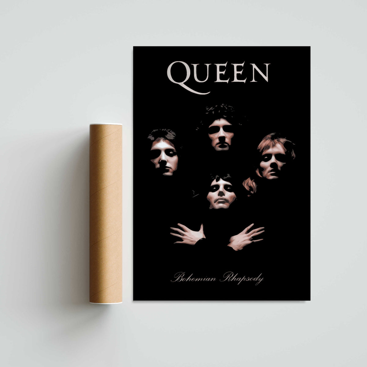 Queen Bohemian Rhapsody Paper Poster