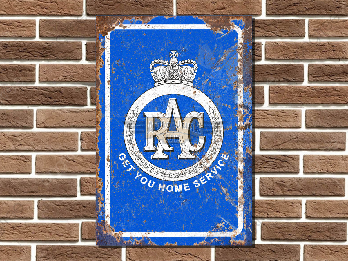 RAC Metal Sign