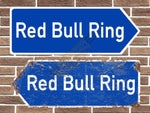 Red Bull Ring Metal Road Sign