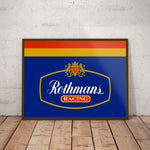 Rothmans Racing Paper Poster