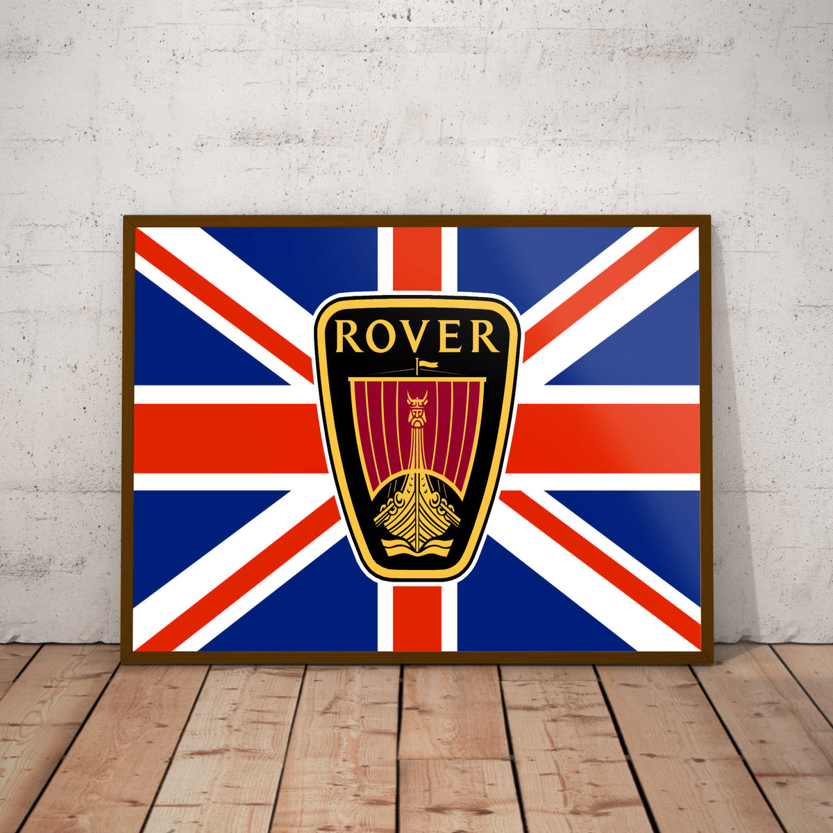 Rover Union Jack Paper Poster