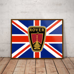 Rover Union Jack Paper Poster