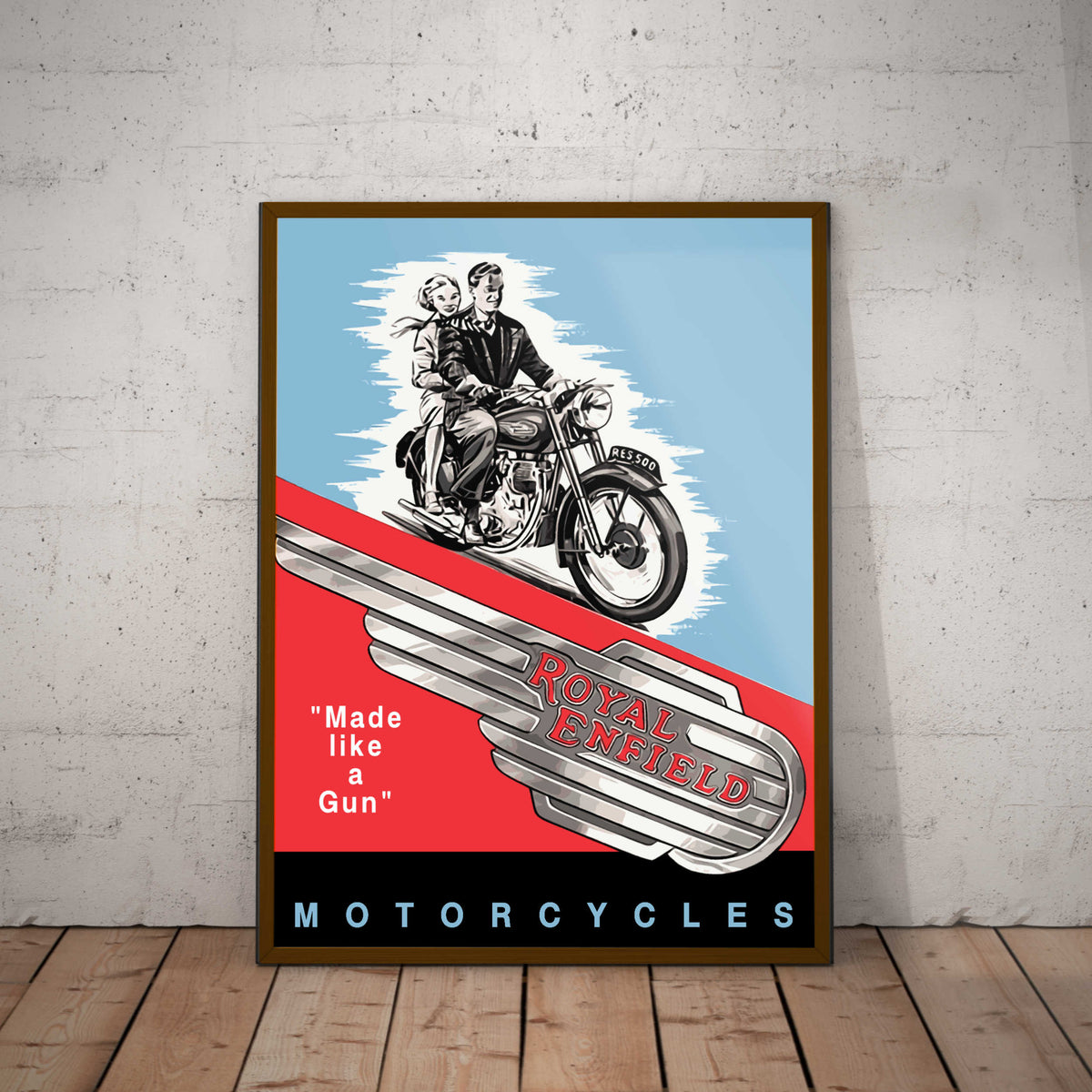 Royal Enfield Motorcycles Paper Poster