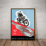 Royal Enfield Motorcycles Paper Poster