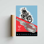 Royal Enfield Motorcycles Paper Poster