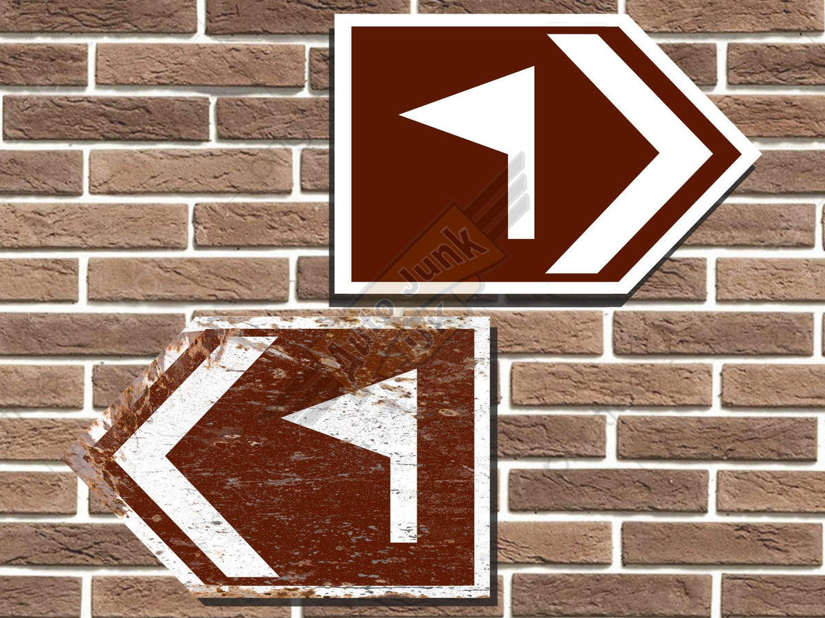 Golf Course Symbol Short Tourist Road Sign