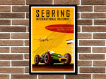 Sebring Grand Prix Metal Sign