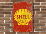 Shell Metal Sign