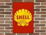 Shell Metal Sign