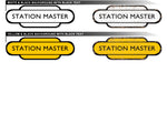 Station Master Railway Totem Sign