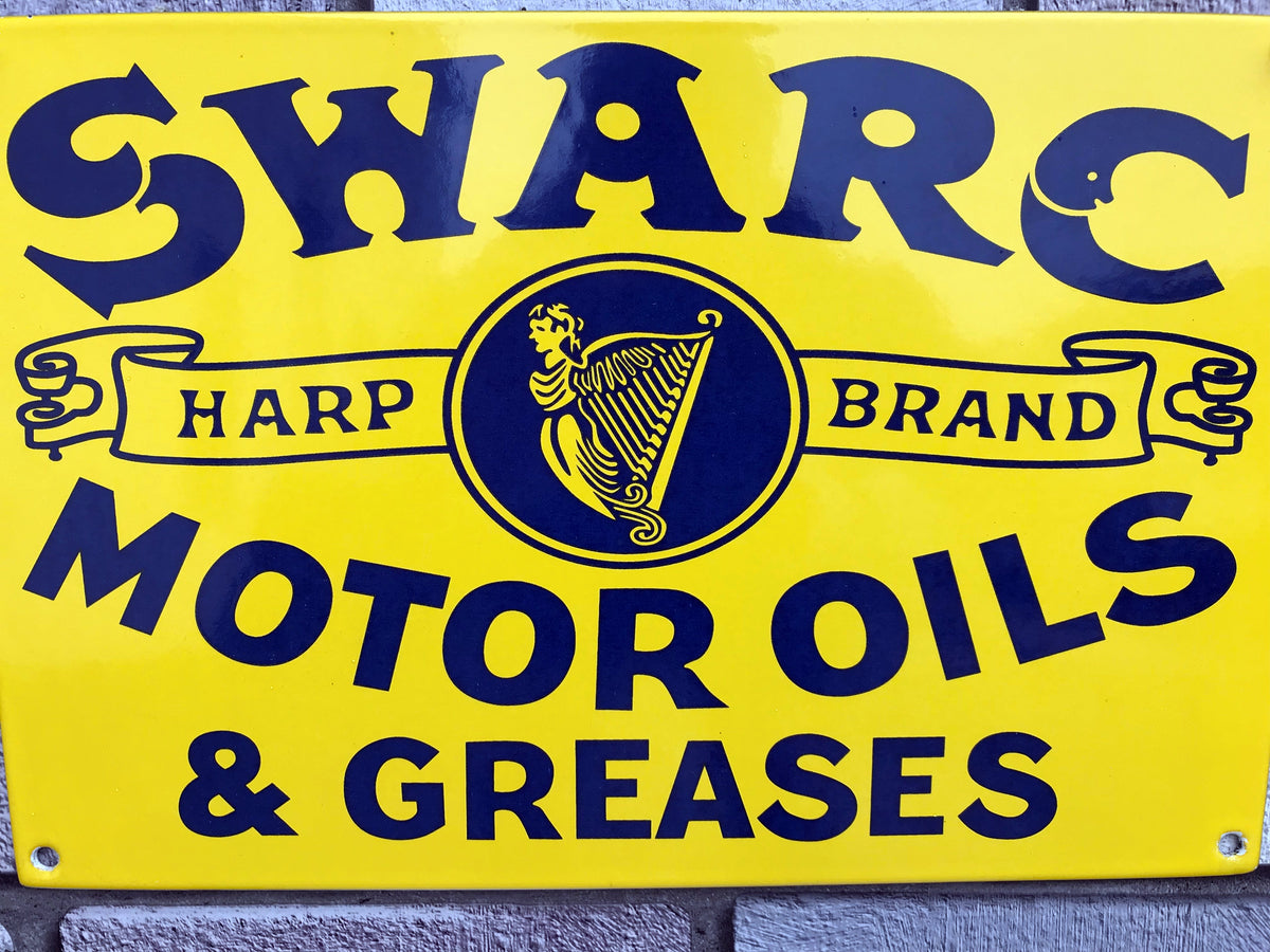 Swarc Motor Oils Enamel Sign