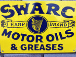 Swarc Motor Oils Enamel Sign