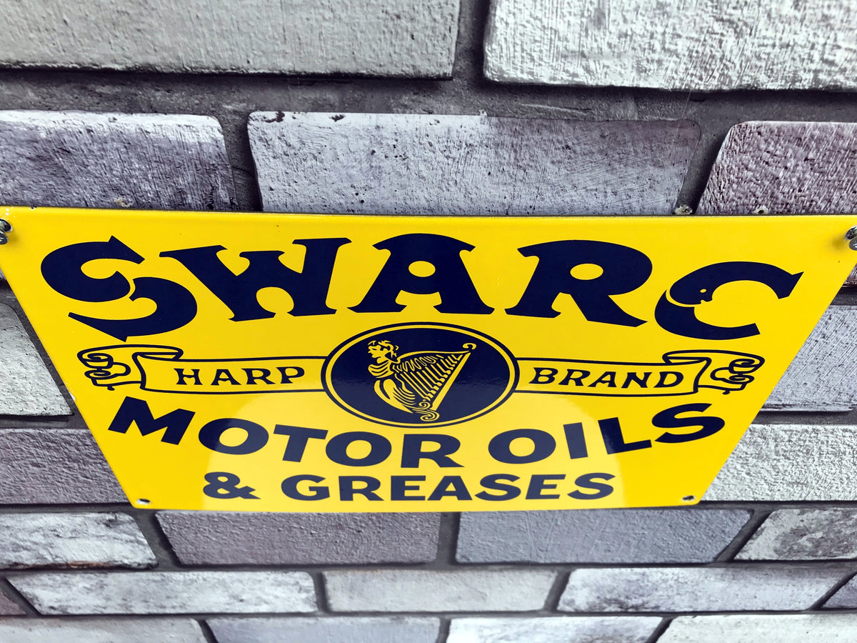 Swarc Motor Oils Enamel Sign