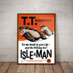 Isle of Man TT 1967 Paper Poster