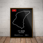 Isle of Man TT Circuit Paper Poster