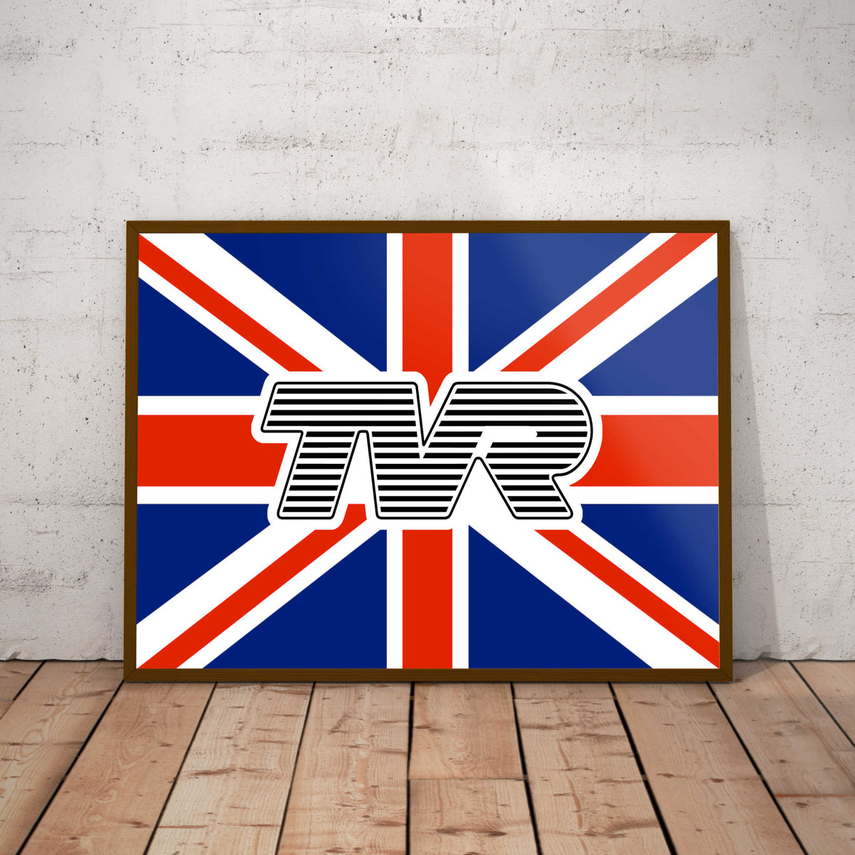 TVR Union Jack Paper Poster