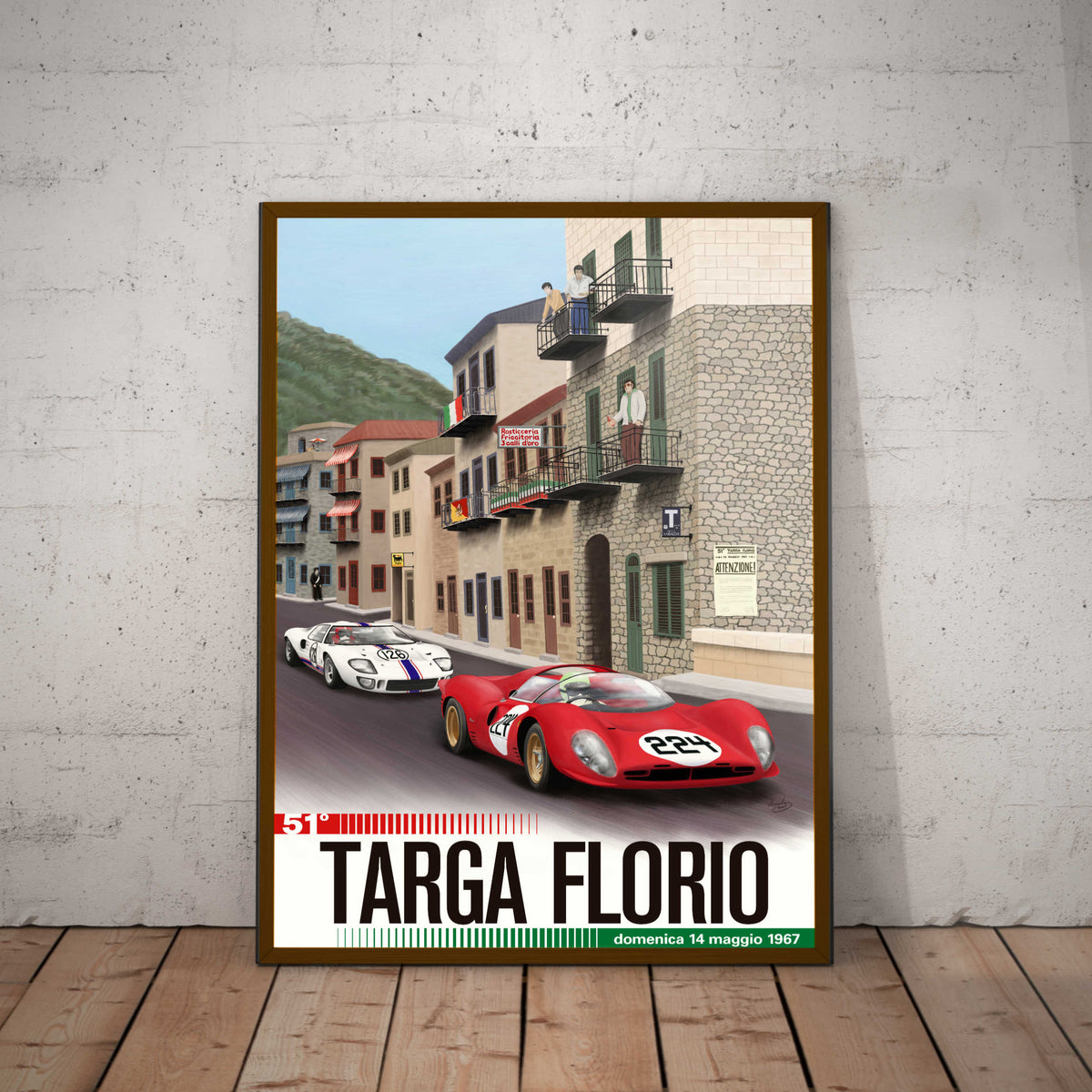 Targa Florio 1967 Paper Poster