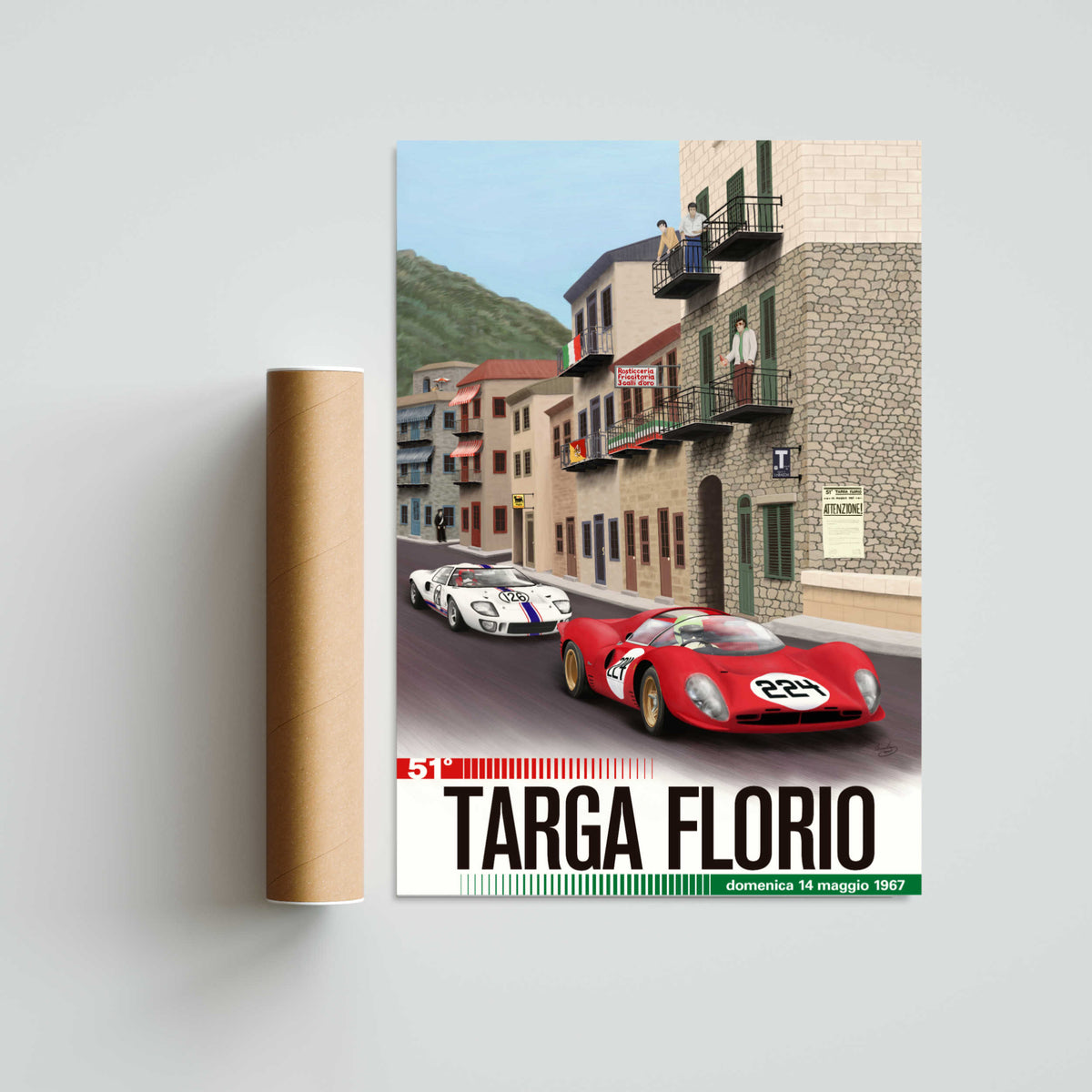 Targa Florio 1967 Paper Poster