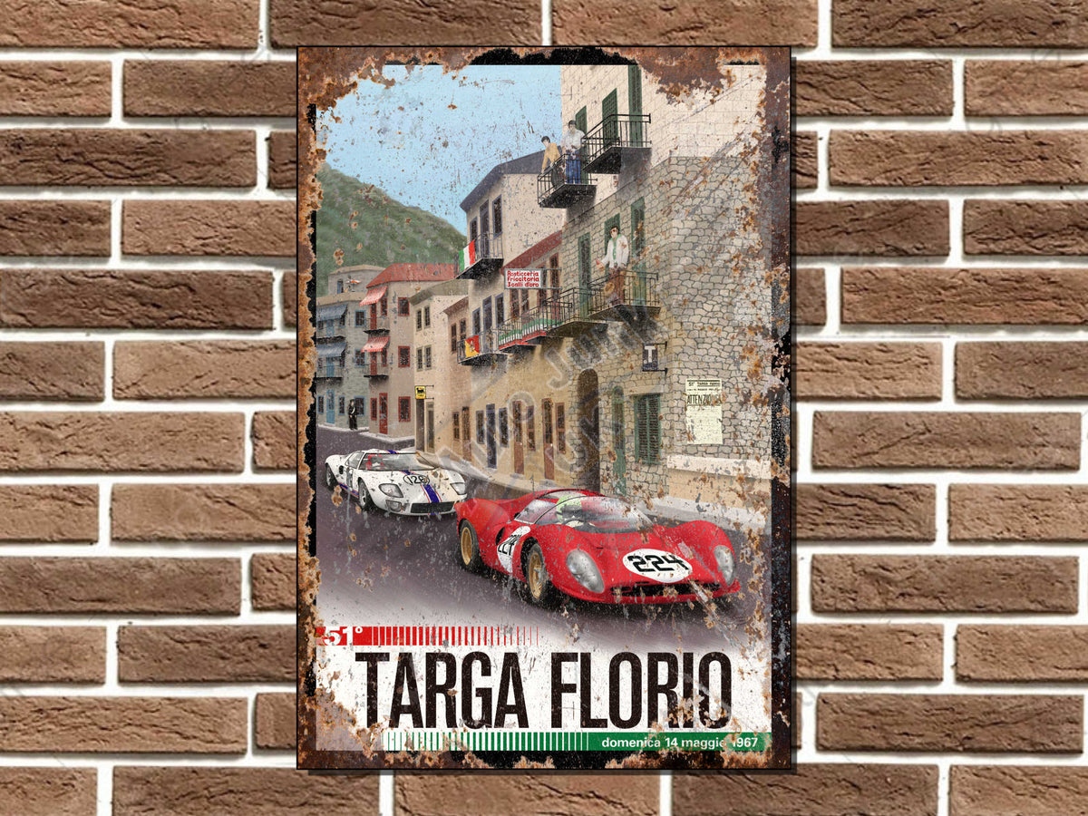 Targa Florio 1967 Metal Sign