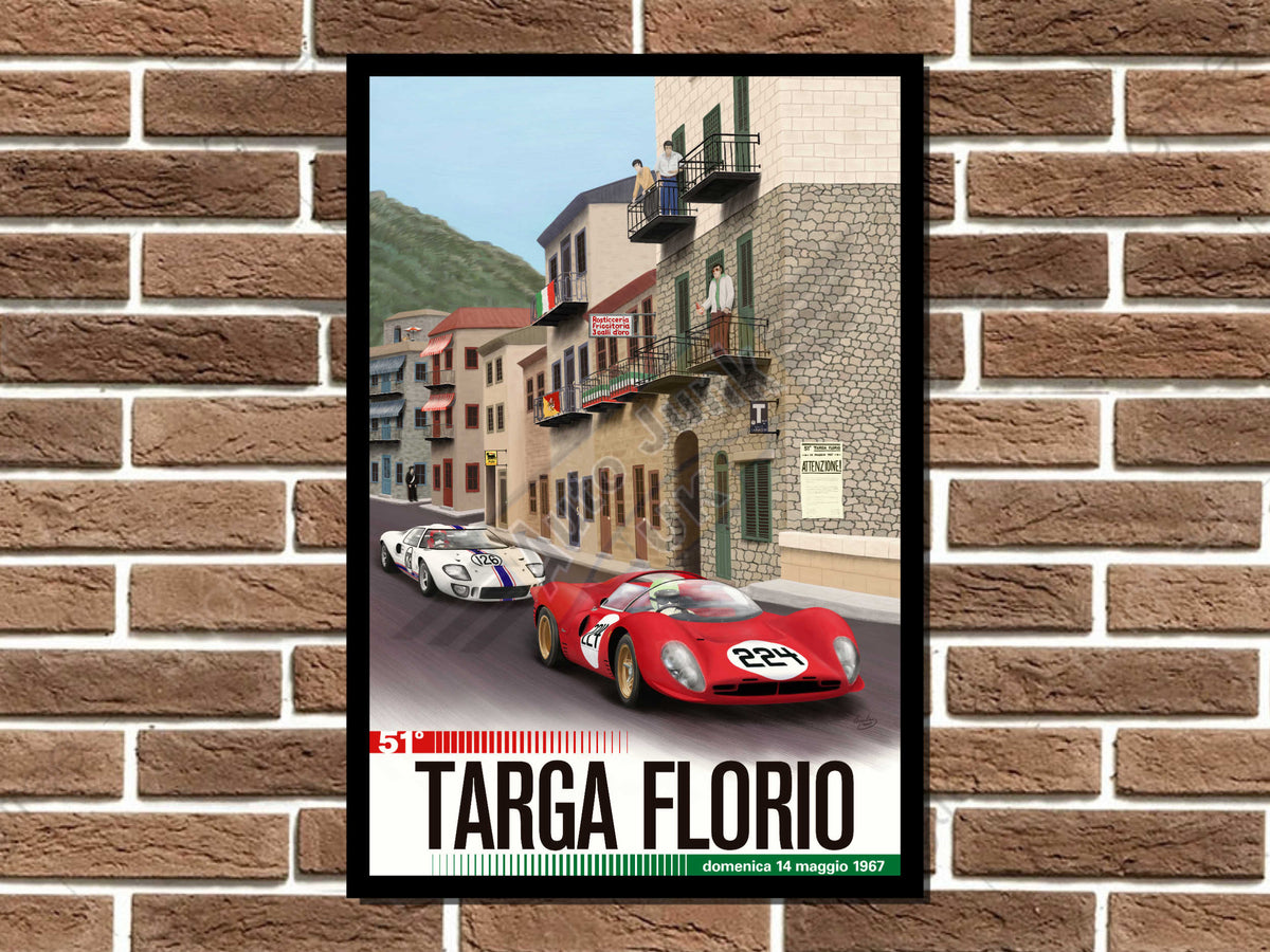 Targa Florio 1967 Metal Sign