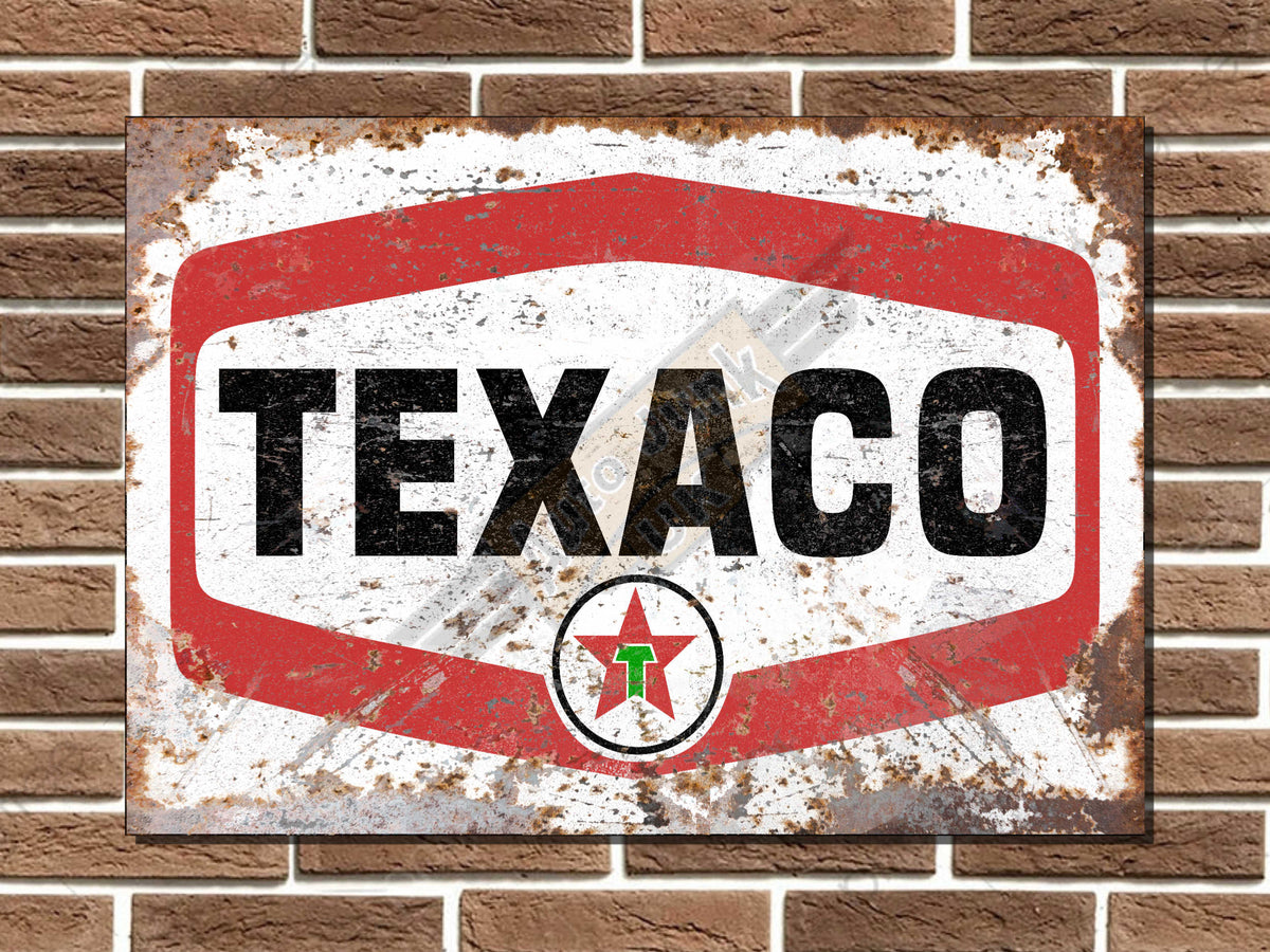 Texaco Metal Sign