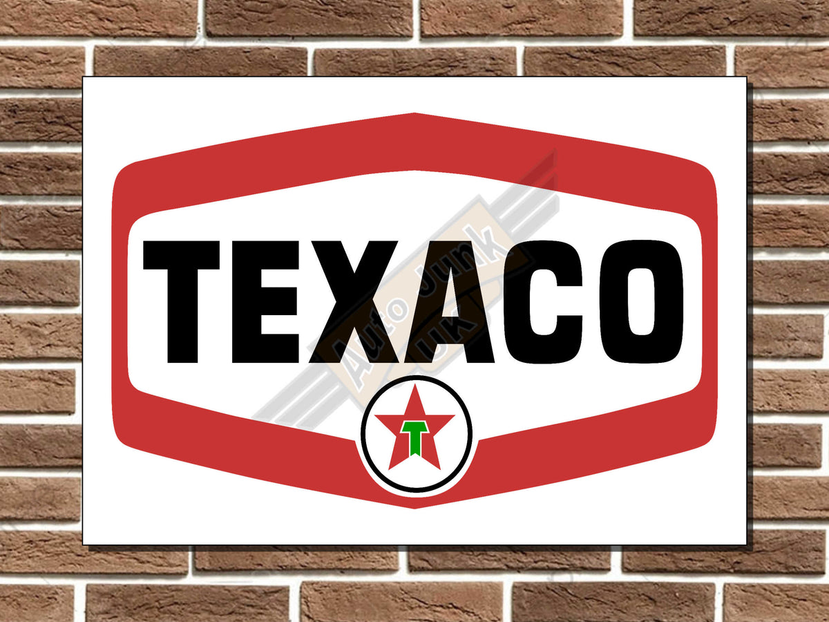 Texaco Metal Sign