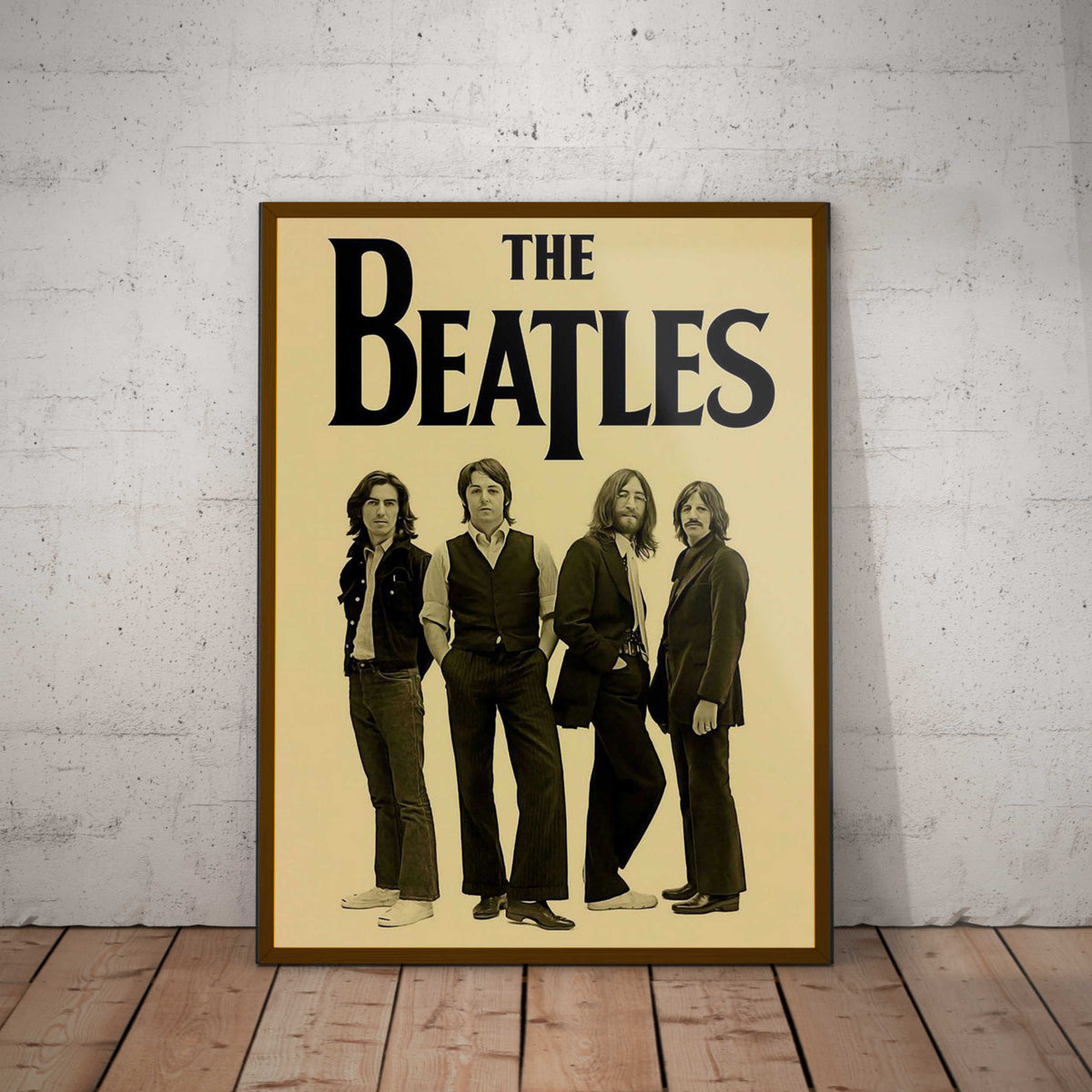 The Beatles Paper Poster
