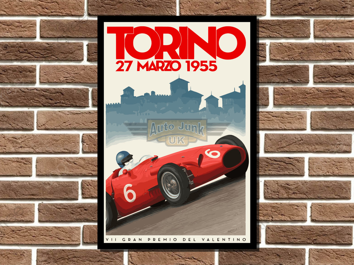 Torino Grand Prix Metal Sign