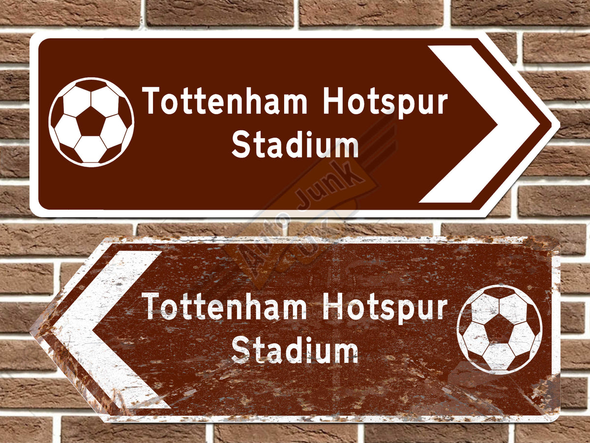 Tottenham Hotspur Stadium Football Metal Road Sign