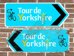 Tour de Yorkshire Metal Road Sign