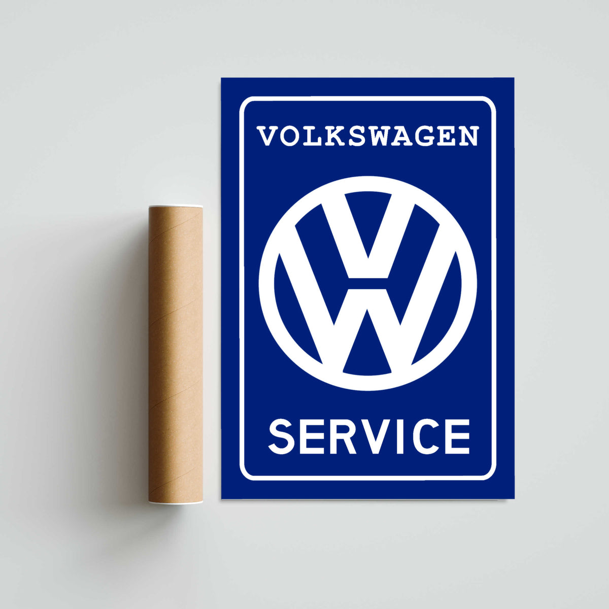 Volkswagen Service Paper Poster