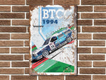 Volvo 850 BTCC 1994 Metal Poster Print