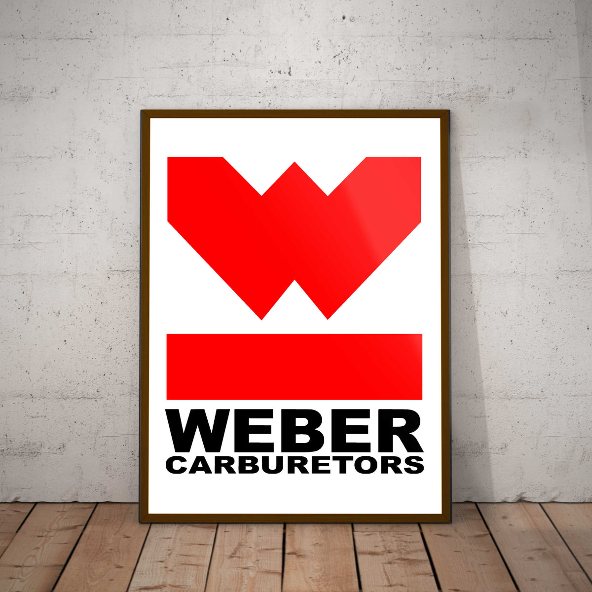 Weber Carburetors Paper Poster