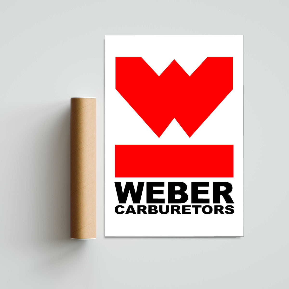 Weber Carburetors Paper Poster