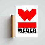 Weber Carburetors Paper Poster