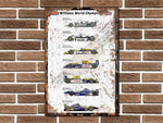 Williams World Champions Metal Sign