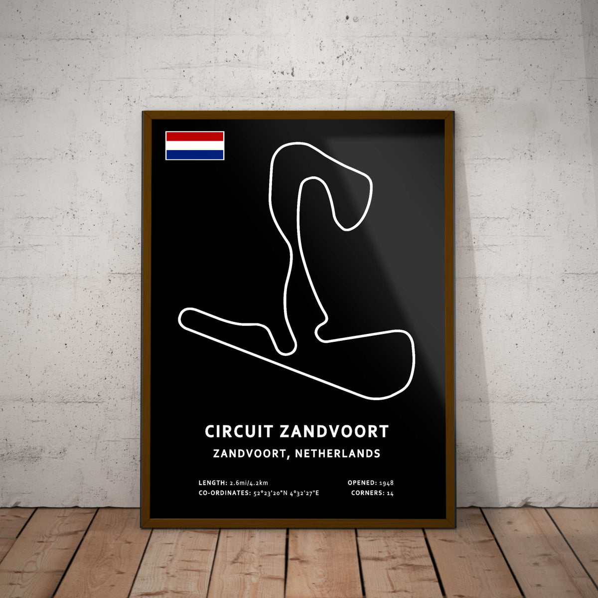 Circuit Zandvoort Paper Poster