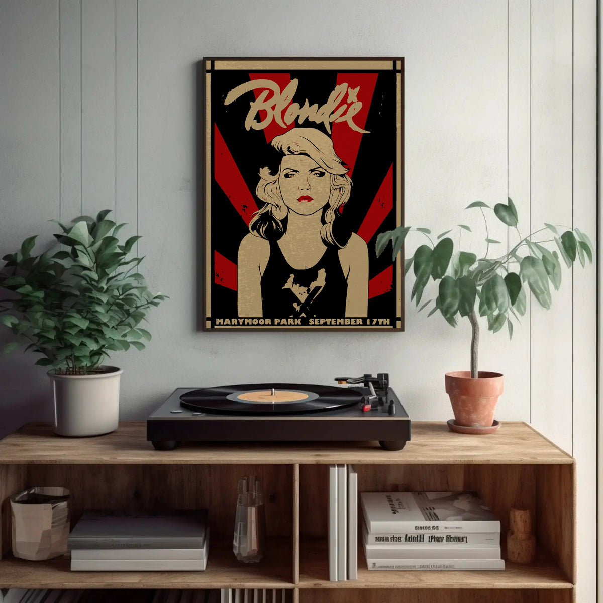 Blondie Paper Poster