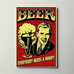Beer Hobby Paper Poster