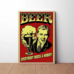 Beer Hobby Paper Poster